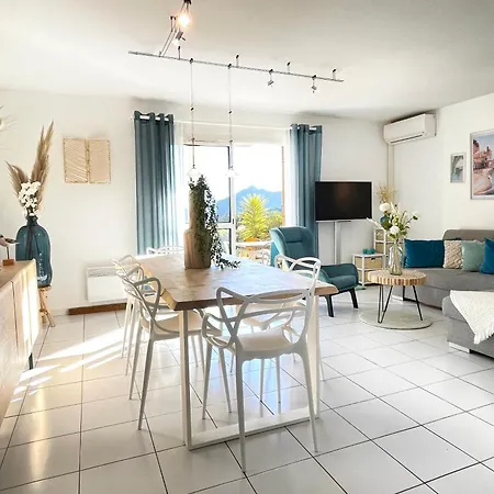 Les Vigies-t4 Vue Mer-terrasse-parking-6 Pers アパート *