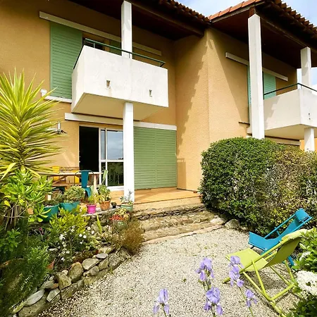 Les Vigies-t4 Vue Mer-terrasse-parking-6 Pers アパート コリウール